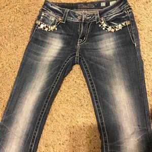 Miss Me jeans boot cut size 27 juniors
